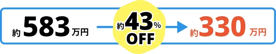 43%OFF