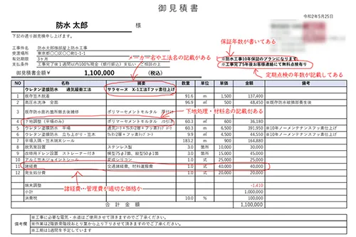 防水工事や耐用年数・単価など基礎知識の無料レクチャー