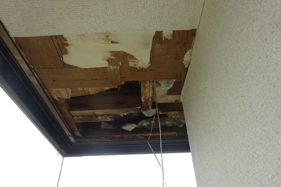 天井から雨漏りする可能性