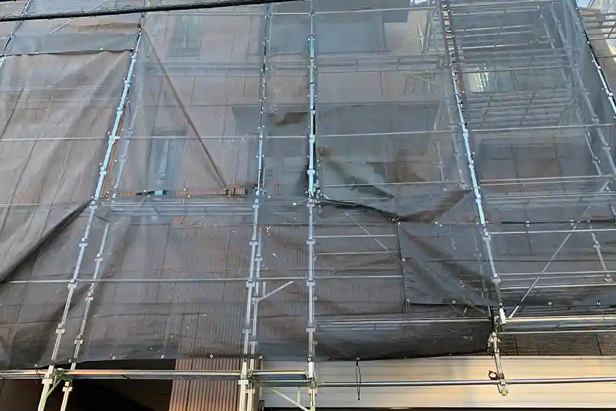 過剰な足場設置