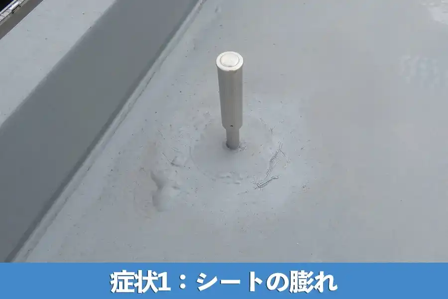 症状1：シートの膨れ