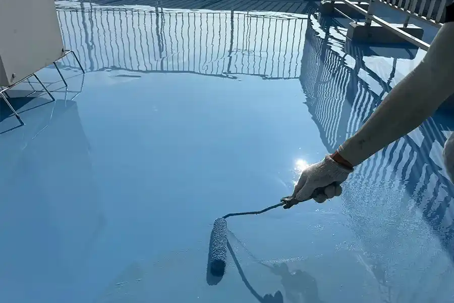 ウレタン塗膜の塗布